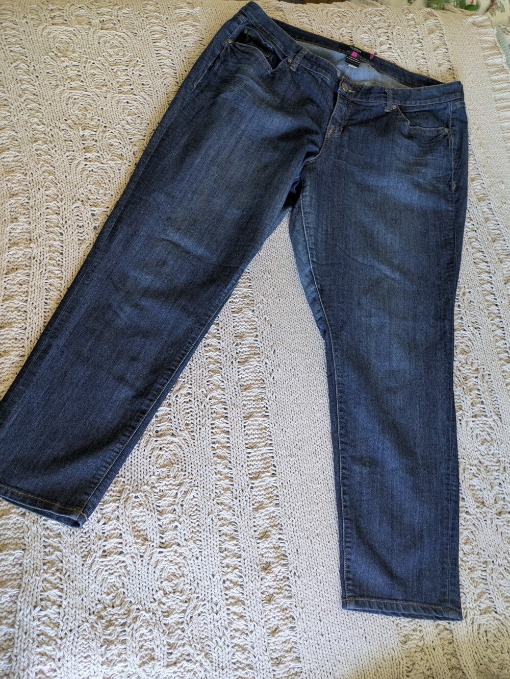 torrid Dark Wash Straight Leg Jeans
